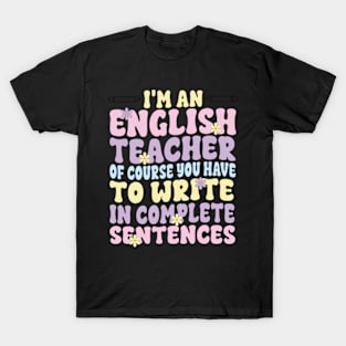 English Teacher Linguistics Grammar Professor Writer Editor T-Shirt